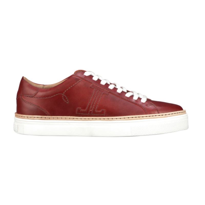 Lucchese | Women's Double L Lace Up Sneaker - Red