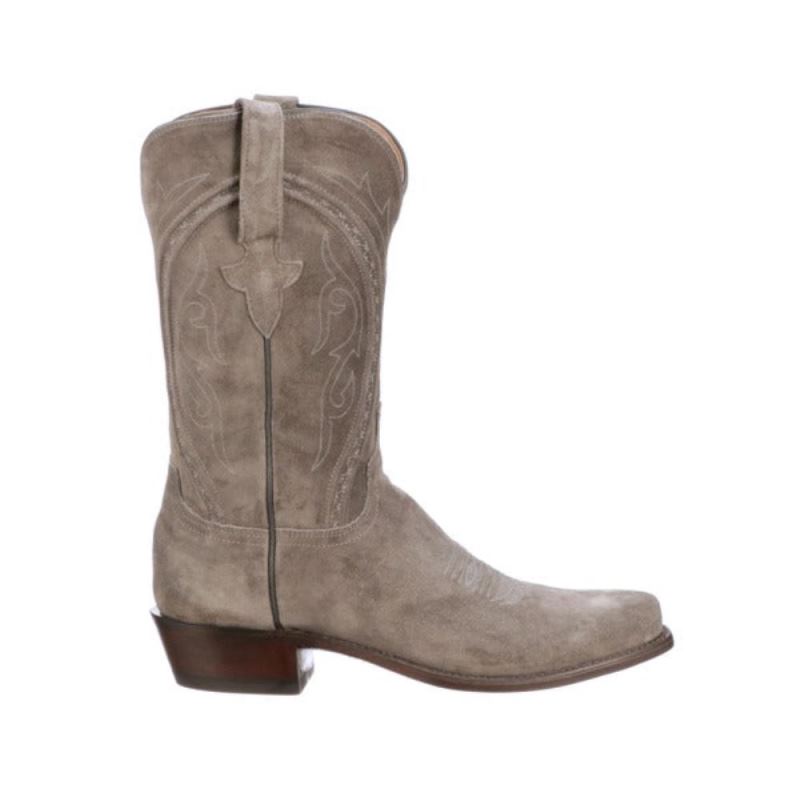 Lucchese | Men's Jessie Suede - Steel Grey