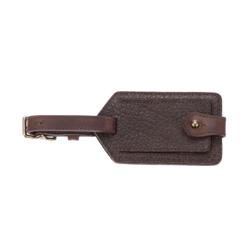 Lucchese | Men's Travel Luggage Tag - Chocolate