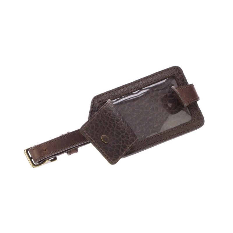 Lucchese | Men's Travel Luggage Tag - Chocolate