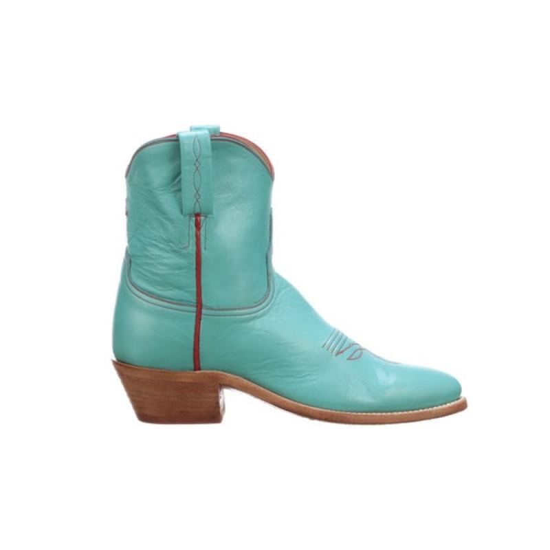 Lucchese | Women's Gaby - Turquoise + Red