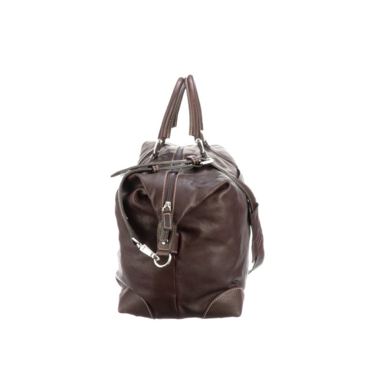 Lucchese | Women's Cosimo Overnight Duffel - Espresso