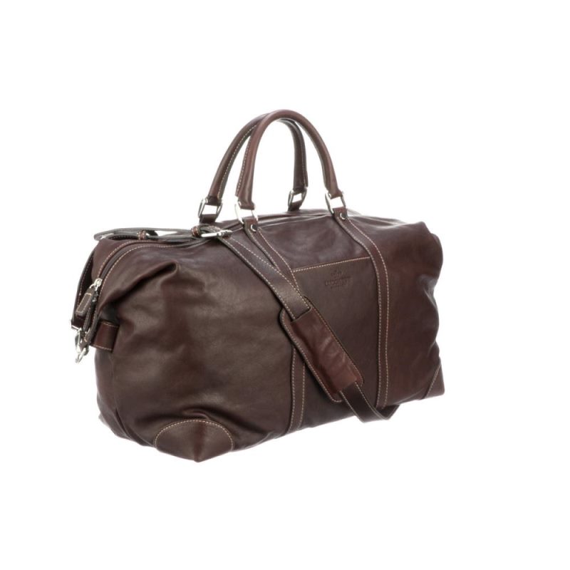 Lucchese | Women's Cosimo Overnight Duffel - Espresso