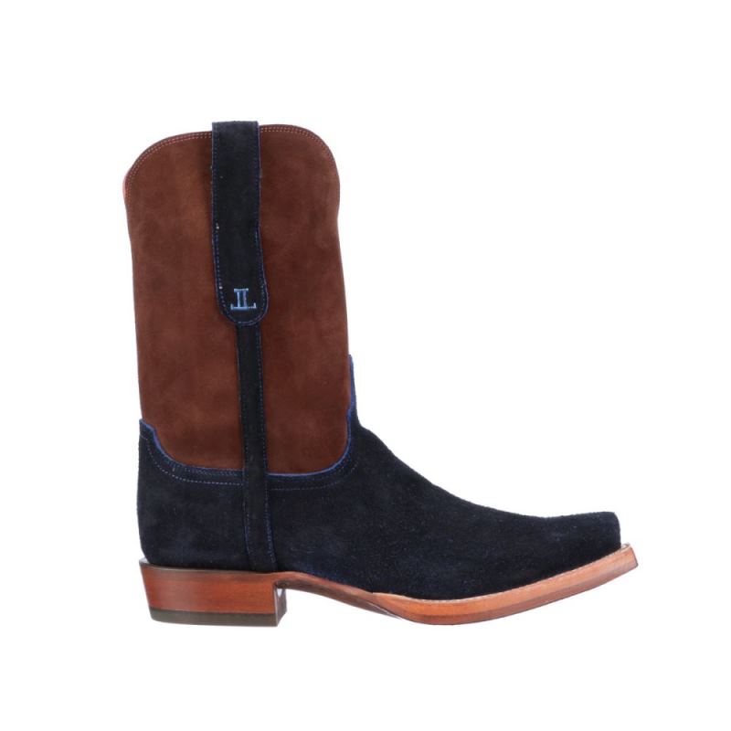 Lucchese | Men's Stead - Blue + Rust