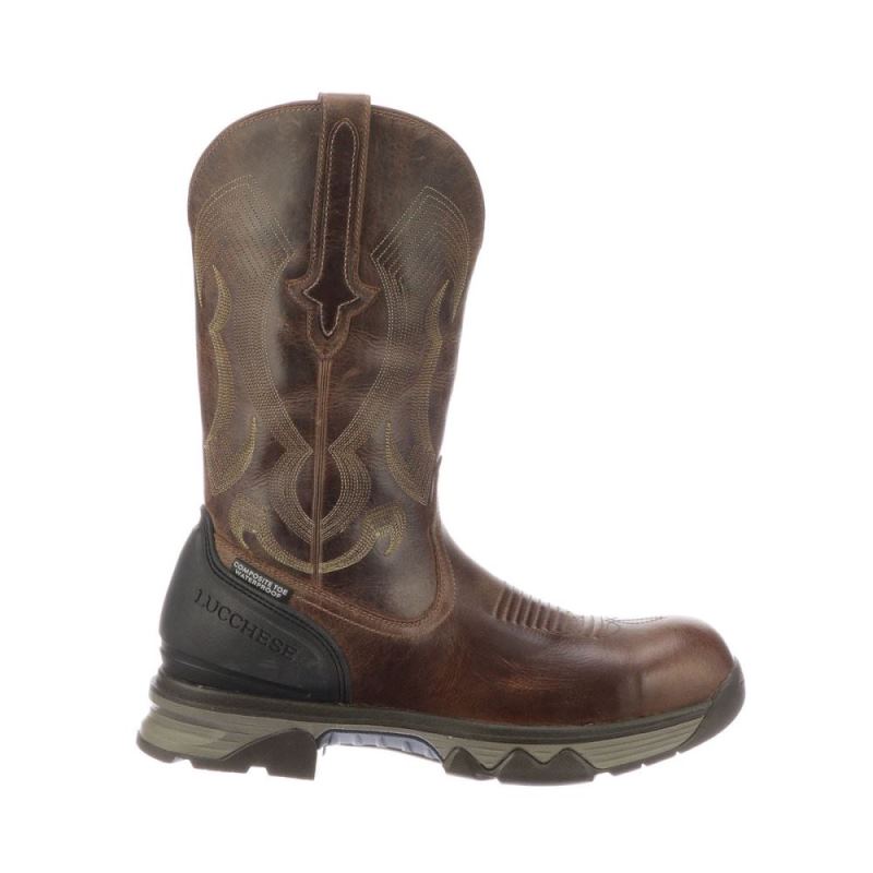 Lucchese | Men's Performance Molded 12" Pull On Work Boot - Hick