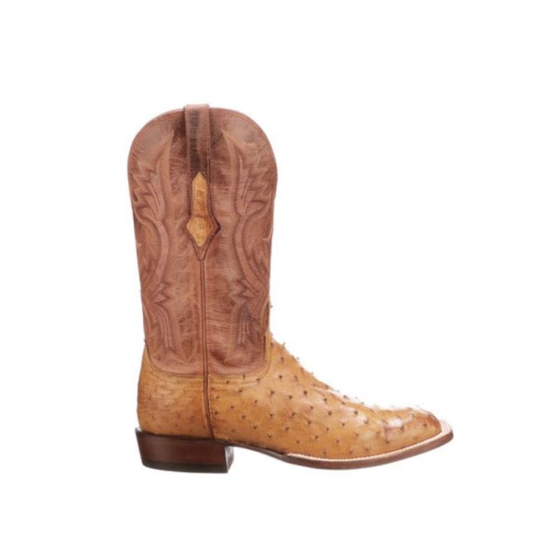 Lucchese | Men's Cliff - Saddle + Peanut Brittle