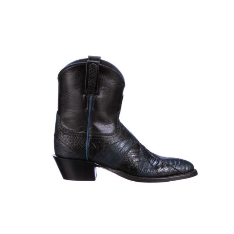 Lucchese | Women's Gillian - Navy/Black + Black