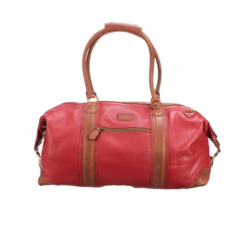 Lucchese | Women's Frances Overnight Duffel - Red