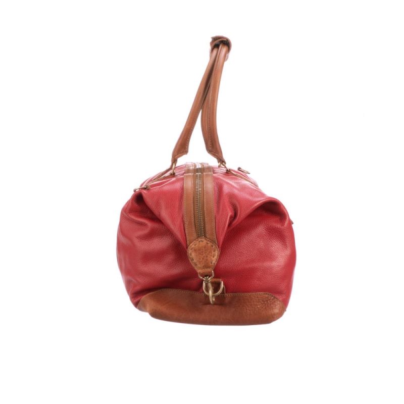 Lucchese | Women's Frances Overnight Duffel - Red