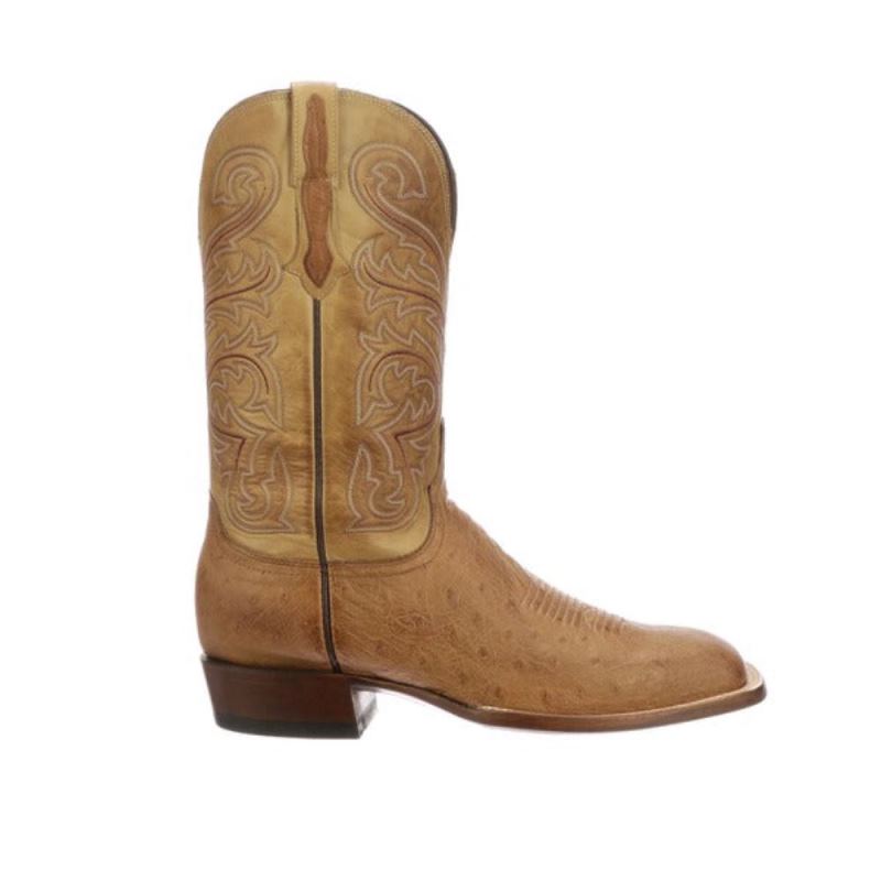 Lucchese | Men's Lance - Barnwood + Antique Saddle