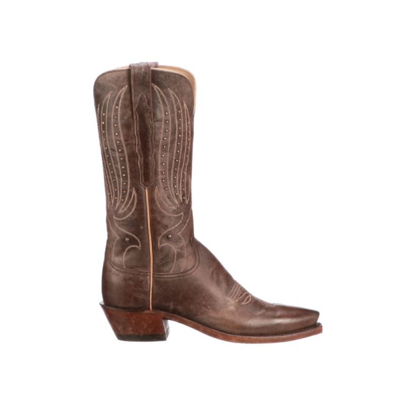 Lucchese | Women's Camilla Stud - Chocolate