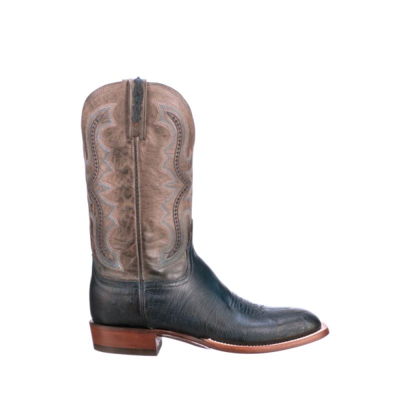 Lucchese | Men's Cecil Exotic - Navy