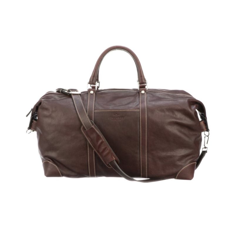 Lucchese | Men's Cosimo Overnight Duffel - Espresso