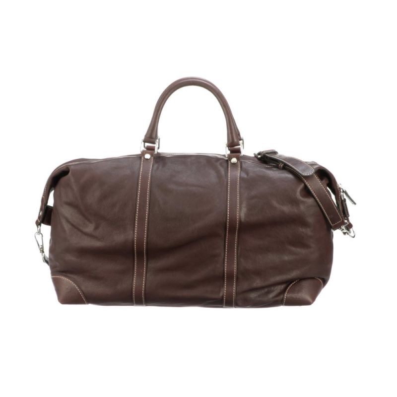 Lucchese | Men's Cosimo Overnight Duffel - Espresso