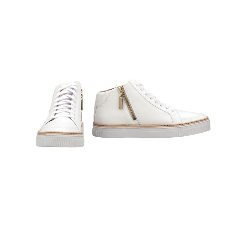 Lucchese | Women's After Ride Low Top Sneaker - White