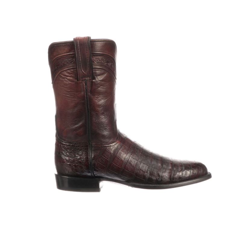 Lucchese | Men's Wilson - Black Cherry