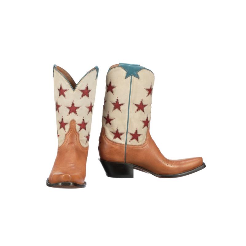 Lucchese | Women's Estrella Ii - Tan + Cream