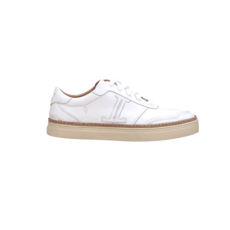 Lucchese | Women's Double L Lace Up Sneakers - White