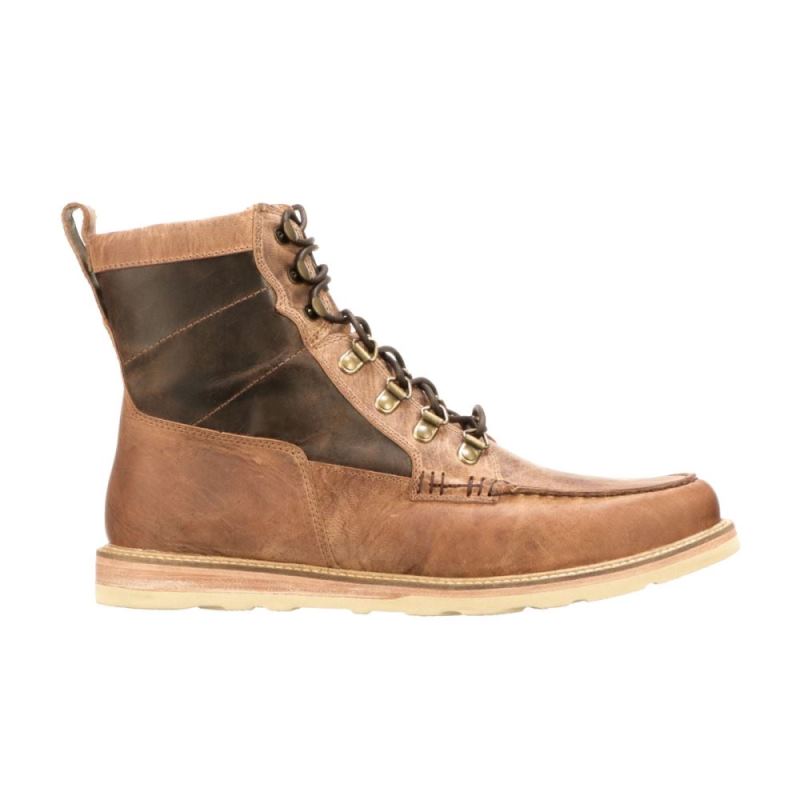 Lucchese | Men's Lace Up Range Boot - Tan + Brown