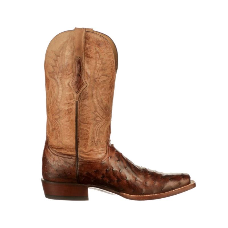 Lucchese | Men's Cliff - Chocolate + Tan