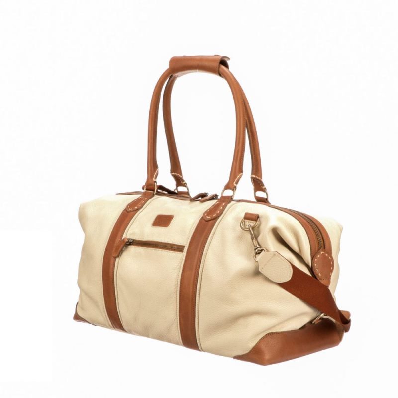 Lucchese | Men's Frances Overnight Duffel - Bone