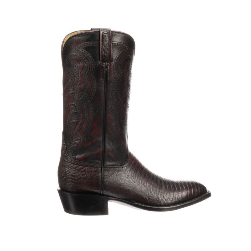 Lucchese | Men's Kip - Black Cherry