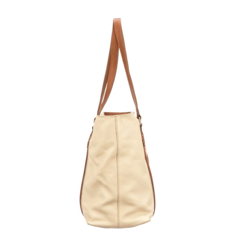 Lucchese | Women's Frances Carryall Tote - Bone