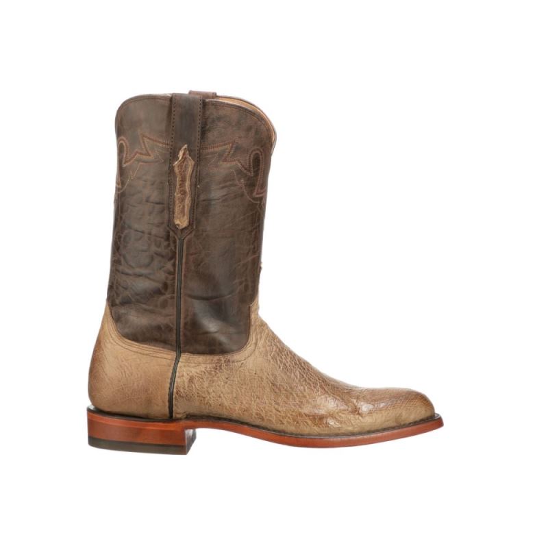 Lucchese | Men's Sunset Exotic - Olive