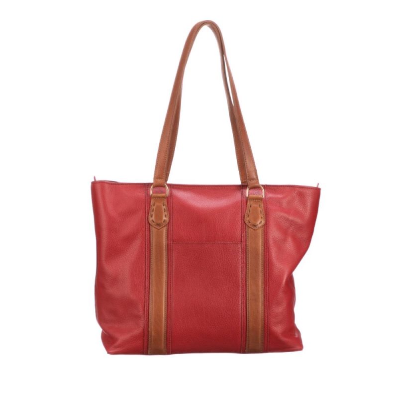 Lucchese | Women's Frances Carryall Tote - Red