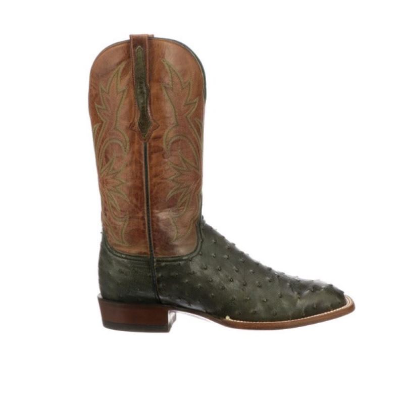 Lucchese | Men's Diego - Forest Green + Peanut Brittle