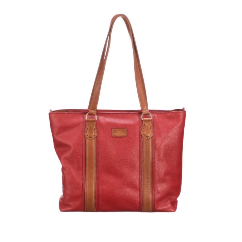 Lucchese | Women's Frances Carryall Tote - Red