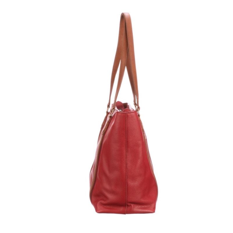 Lucchese | Women's Frances Carryall Tote - Red