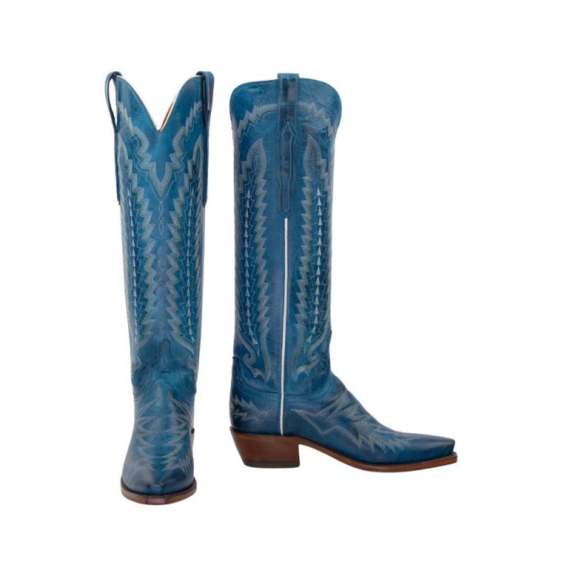 Lucchese | Women's Priscilla - Ocean Blue