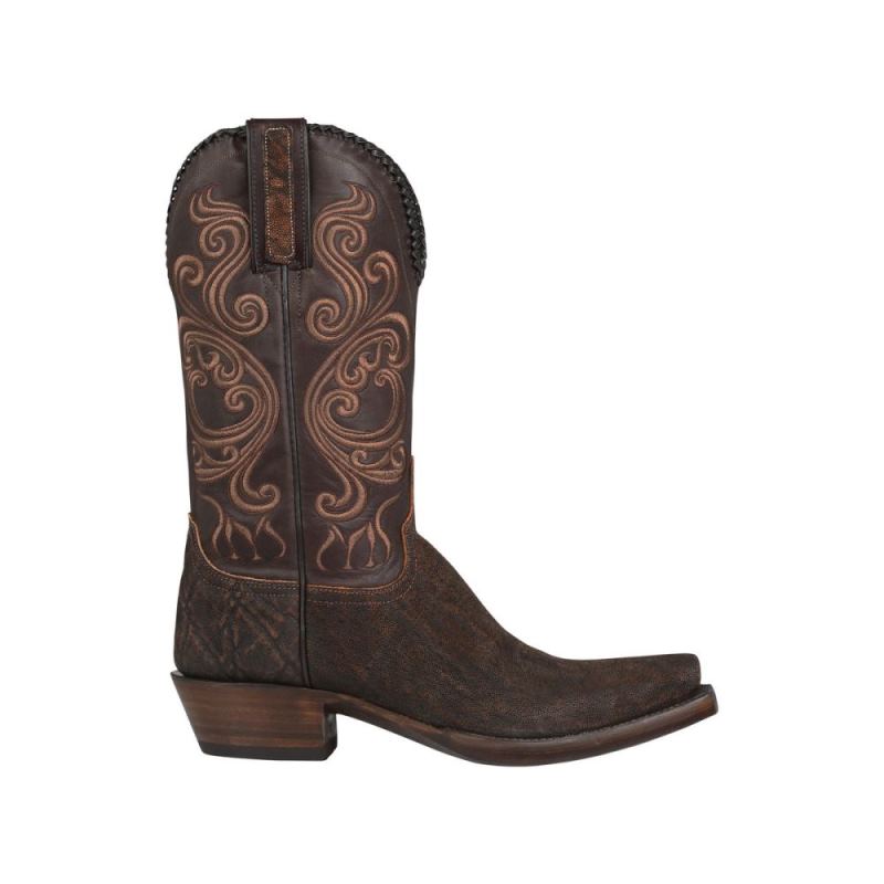 Lucchese | Men's Terlingua - Cognac + Chocolate