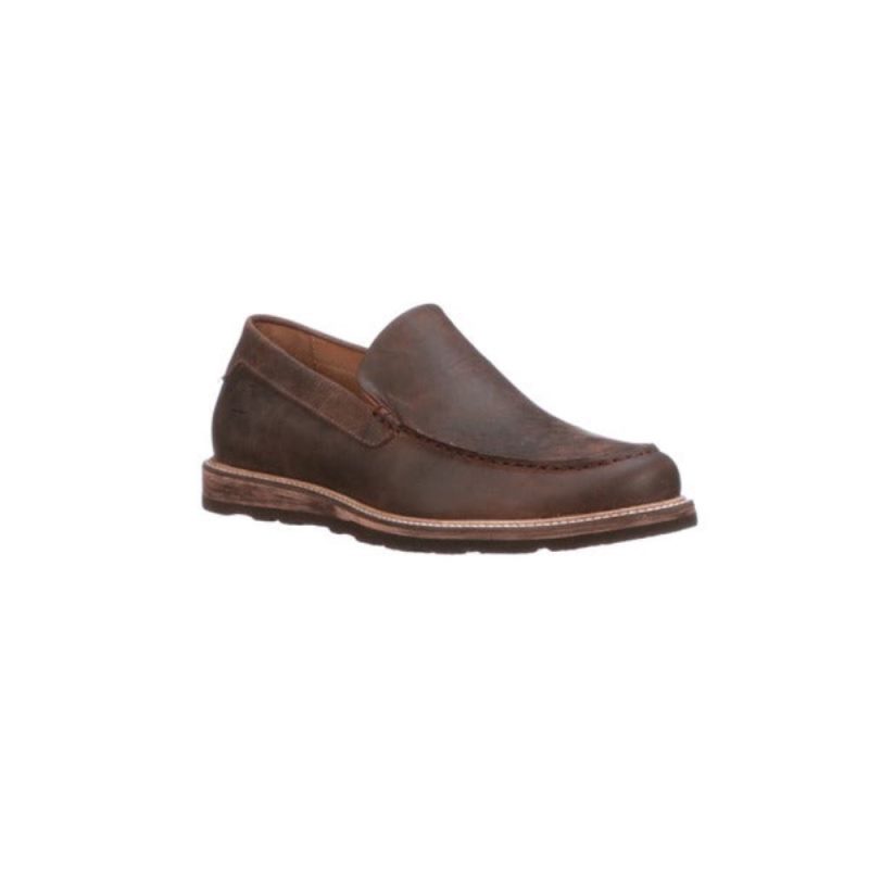 Lucchese | Men's After-Ride Slip On Moccasin - Chocolate