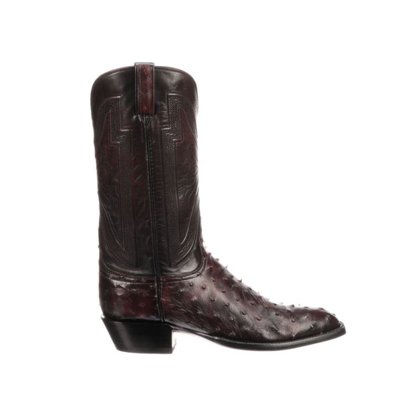 Lucchese | Men's Hugh - Black Cherry