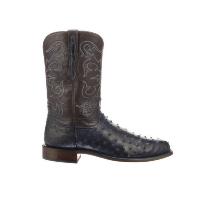 Lucchese | Men's Hudson - Navy + Chocolate