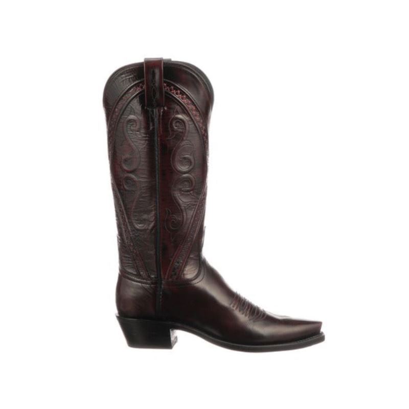 Lucchese | Women's Darlene - Black Cherry