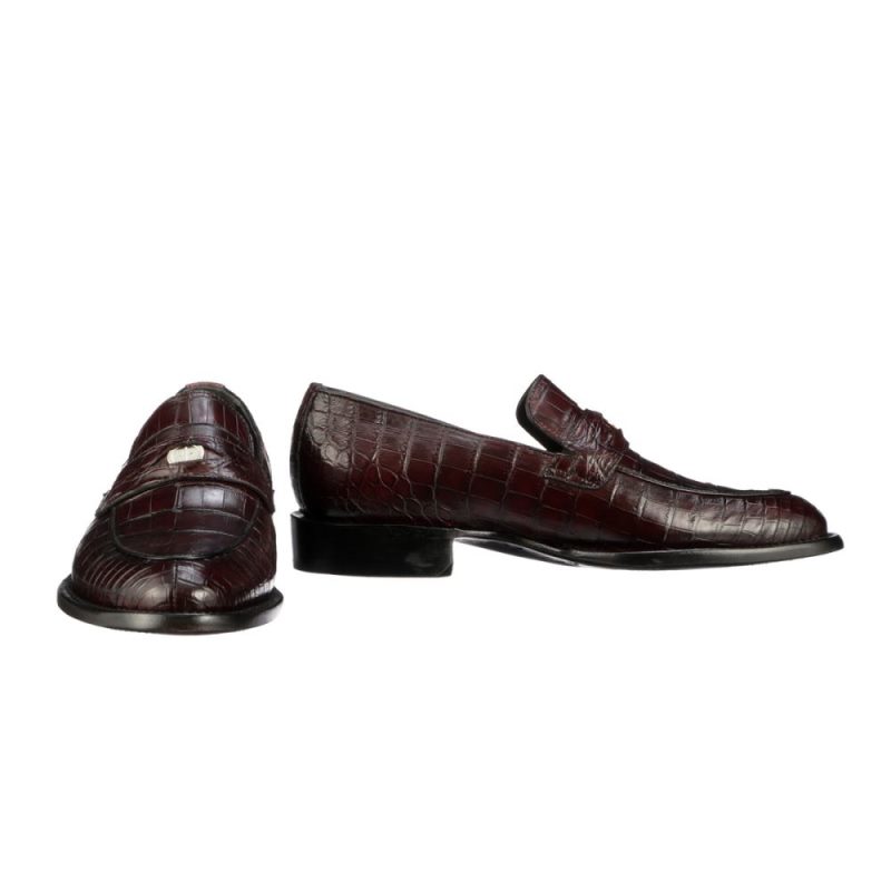 Lucchese | Men's Peso Loafer - Black Cherry