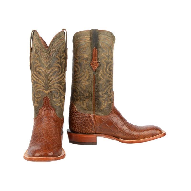 Lucchese | Men's Mayor - Dark Cognac