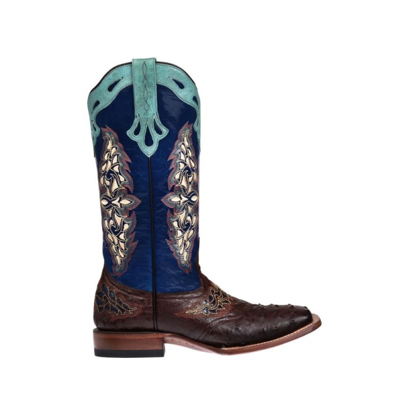 Lucchese | Women's Amberlyn - Sienna + Navy