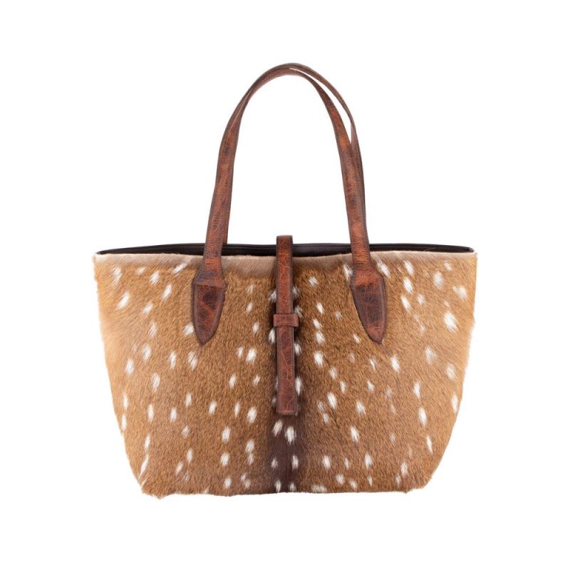 Lucchese | Women's Large Axis Tote Bag - Axis Brown