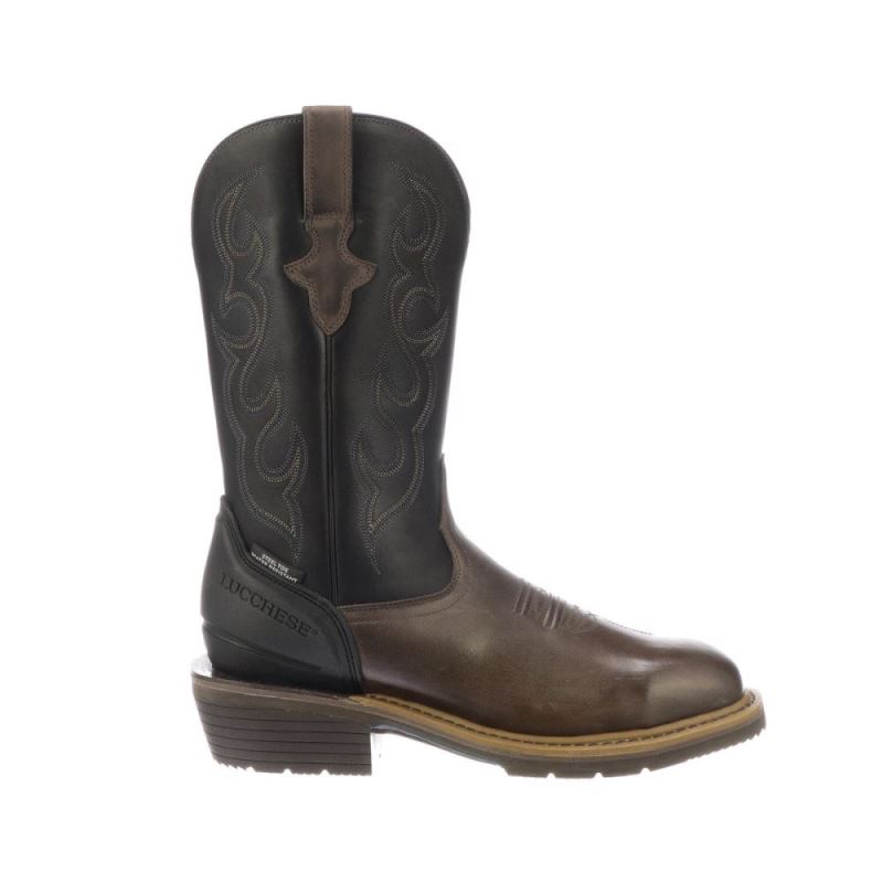 Lucchese | Men's Welted Western 12" Work Boot - Mocha