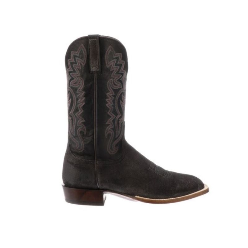 Lucchese | Men's Levi - Steel Grey + Black