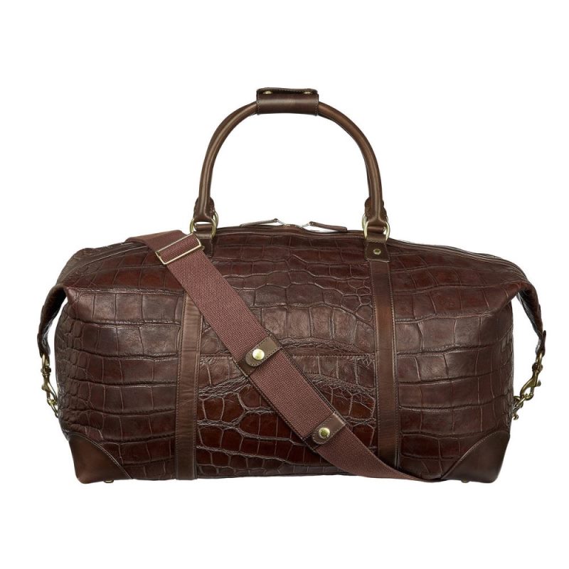 Lucchese | Men's Giant Gator Duffel