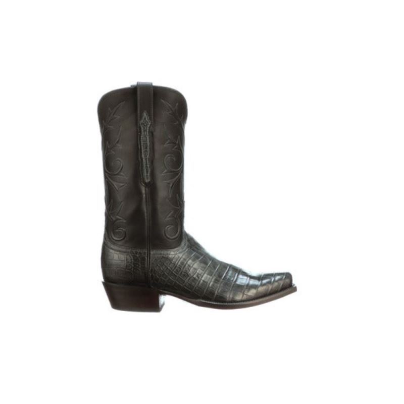 Lucchese | Men's Cruz - Charcoal + Black