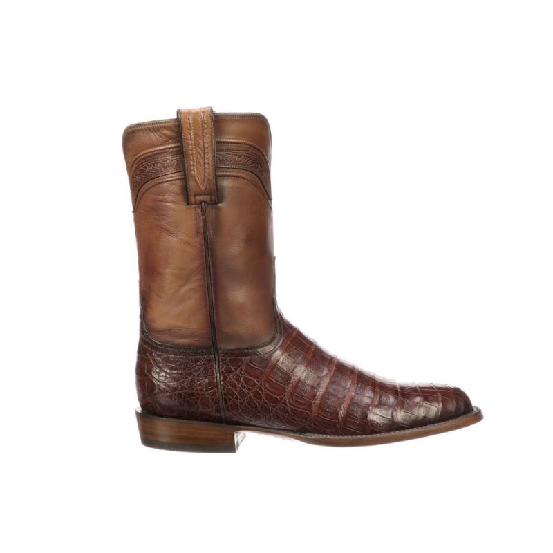 Lucchese | Men's Wilson - Sienna + Dark Brown