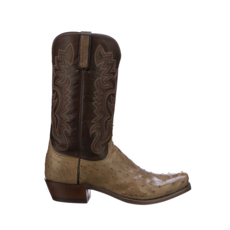 Lucchese | Men's Dante - Olive + Chocolate